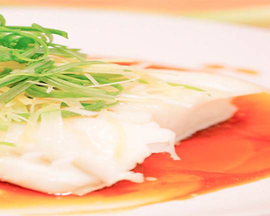 STEAMED COD FISH WITH SICHUAN VEGETABLE