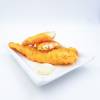 frozen tempura fish fillet, golden and crispy—ideal for making classic fish and chips dishes