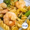 Frozen peeled and deveined white shrimp meat, ideal for easy lunch prep