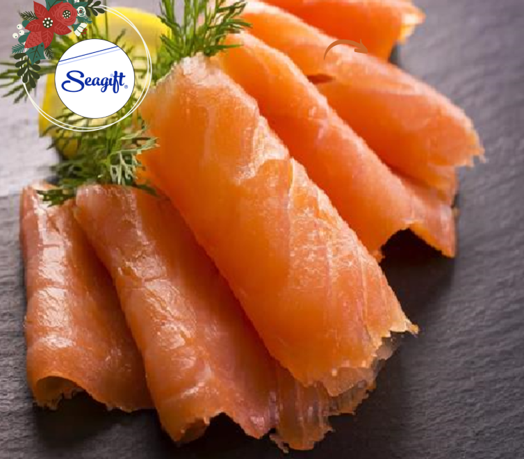 Frozen Smoked Salmon – Rich flavor, tender texture, and ready to enjoy in salads, sandwiches, or gourmet dishes or festive celebration