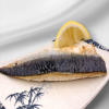 Frozen saba fish mackerel, fresh-cut and ready for cooking
