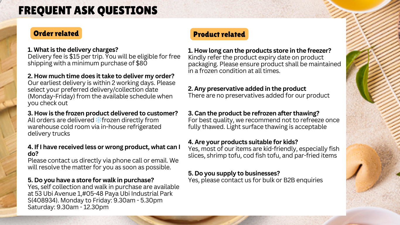 Frequent ask question